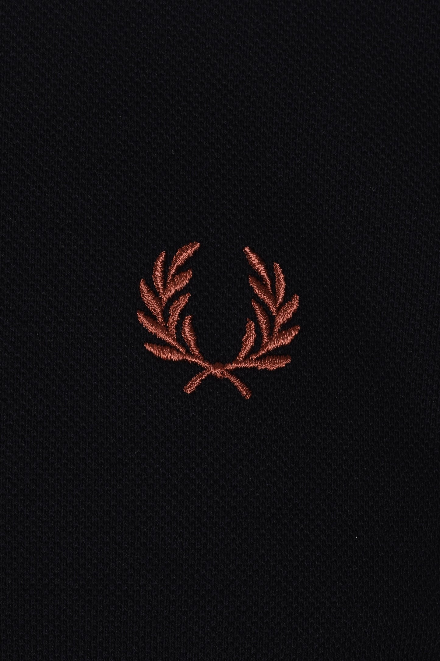 Fred Perry Twin Tipped Polo Black/Putty Pink/Whisky