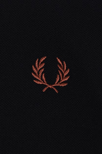 Fred Perry Twin Tipped Polo Black/Putty Pink/Whisky Fred Perry