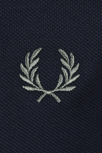 Fred Perry Twin Tipped Polo Dark Airforce/Lilac/Bayleaf Fred Perry