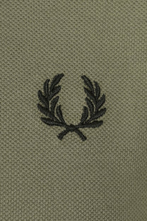 Fred Perry Twin Tipped Polo Olive Mint/Night Green Fred Perry