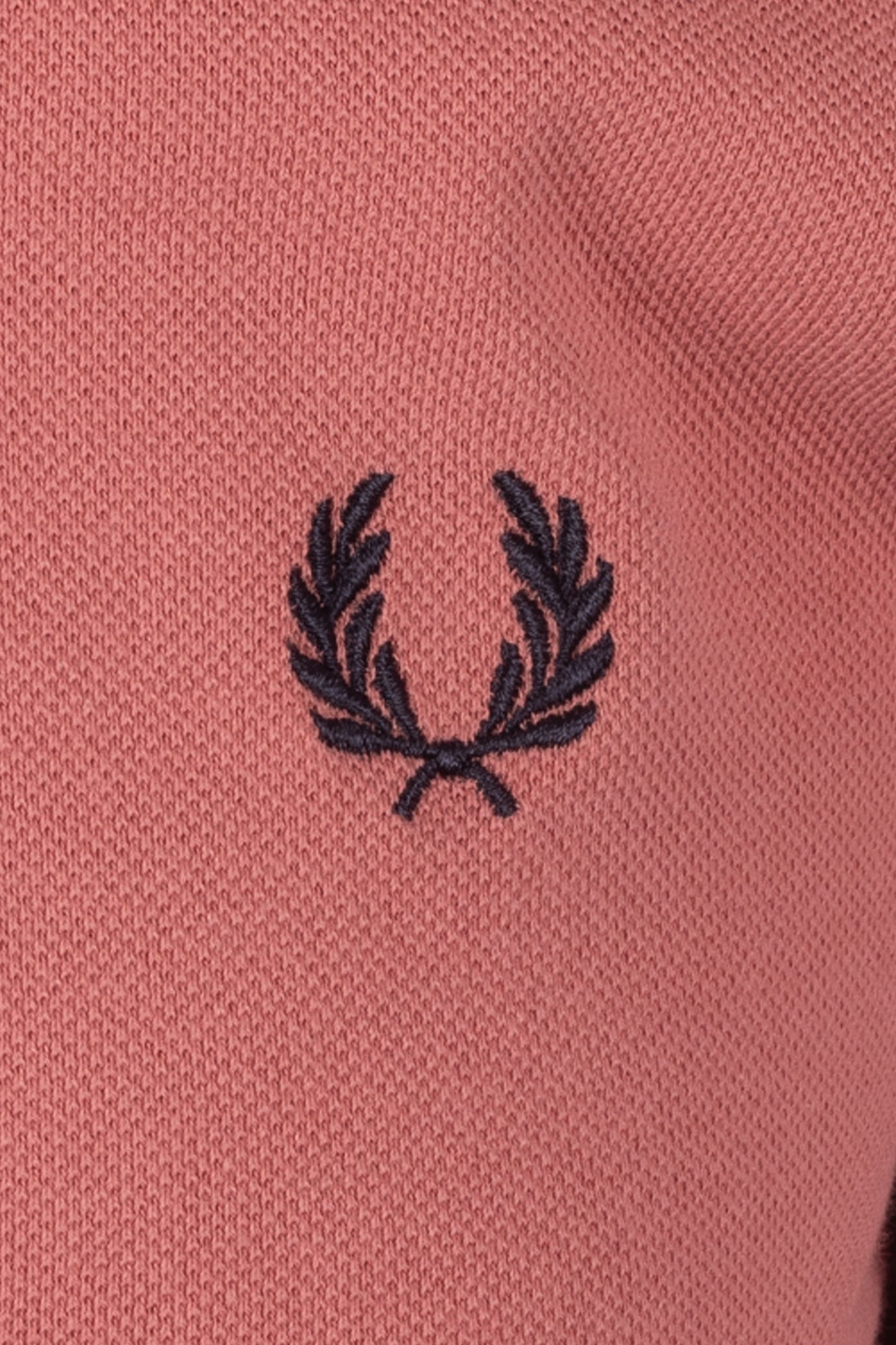 Fred Perry Twin Tipped Polo Putty Pink/Ecru/Navy
