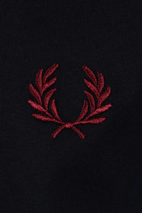 Fred Perry Twin Tipped T-Shirt Navy/Sport Green/Burnt Red Fred Perry