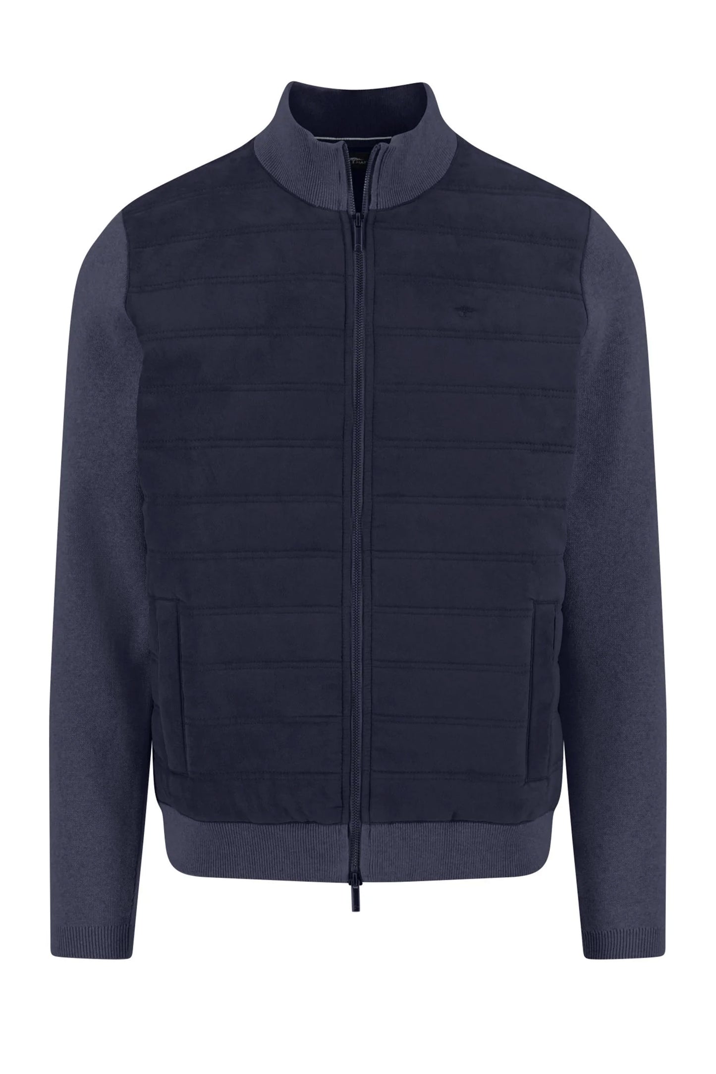 Fynch-Hatton Full-Zip Knitwear Navy