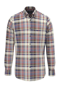 Fynch-Hatton Long Sleeve Shirt Garnet Red Fynch-Hatton