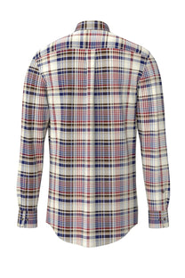 Fynch-Hatton Long Sleeve Shirt Garnet Red Fynch-Hatton