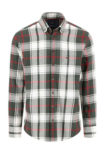 Fynch-Hatton Long Sleeved Shirt Dark Ivy Fynch-Hatton