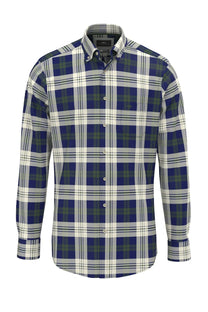 Fynch-Hatton Long Sleeved Shirt Dark Leaf Fynch-Hatton