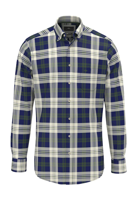 Fynch-Hatton Long Sleeved Shirt Dark Leaf