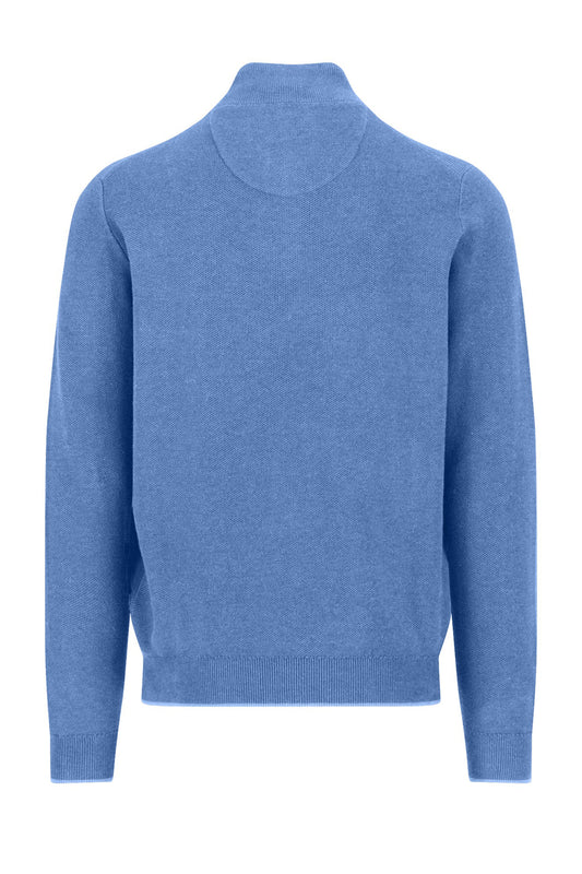 Fynch-Hatton Troyer Button Knitwear Crystal Blue