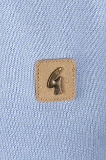 GABICCI LINEKER KNITTED POLO SHIRT SURF Gabicci Vintage Michael Stewart Menswear  Polo Shirts