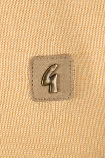 GABICCI VINTAGE JACKSON KNITTED POLO SHIRT LEMON Gabicci Vintage Michael Stewart Menswear  Polo Shirts