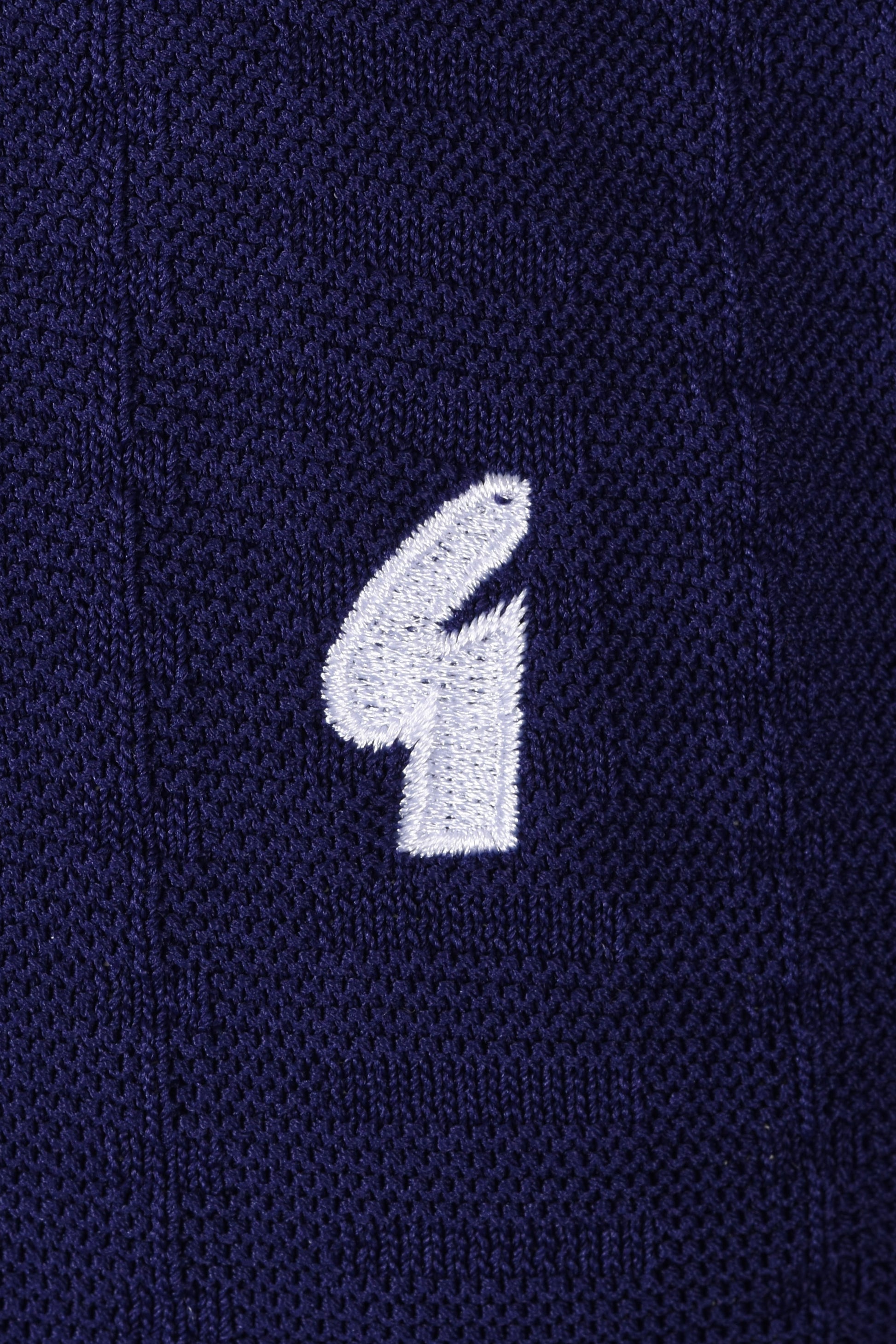 GABICCI VINTAGE RONNIE KNITTED POLO DELFT Gabicci Vintage Michael Stewart Menswear  Polo Shirts
