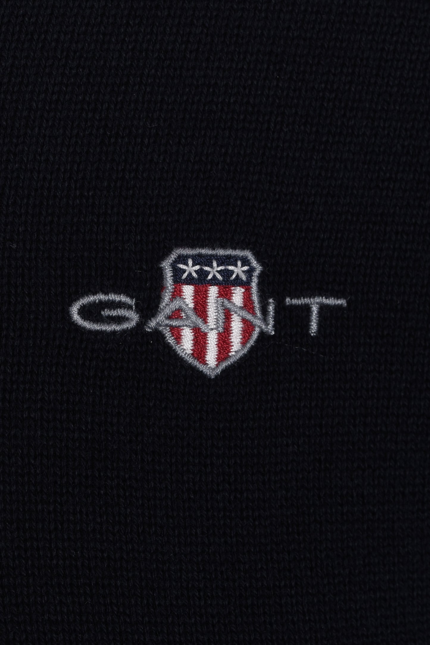 GANT CLASSIC COTTON HALF ZIP EVENING BLUE