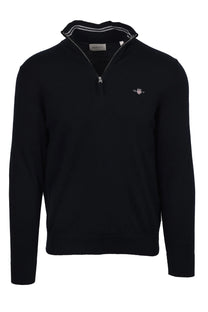 GANT CLASSIC COTTON HALF ZIP EVENING BLUE Gant