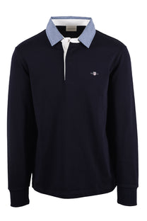 GANT CLASSIC HEAVY RUGGER NAVY Gant Michael Stewart Menswear