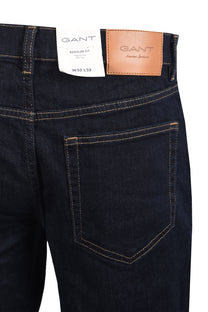 GANT CLASSIC REG FIT  JEANS DARK BLUE Gant Michael Stewart Menswear  Jeans