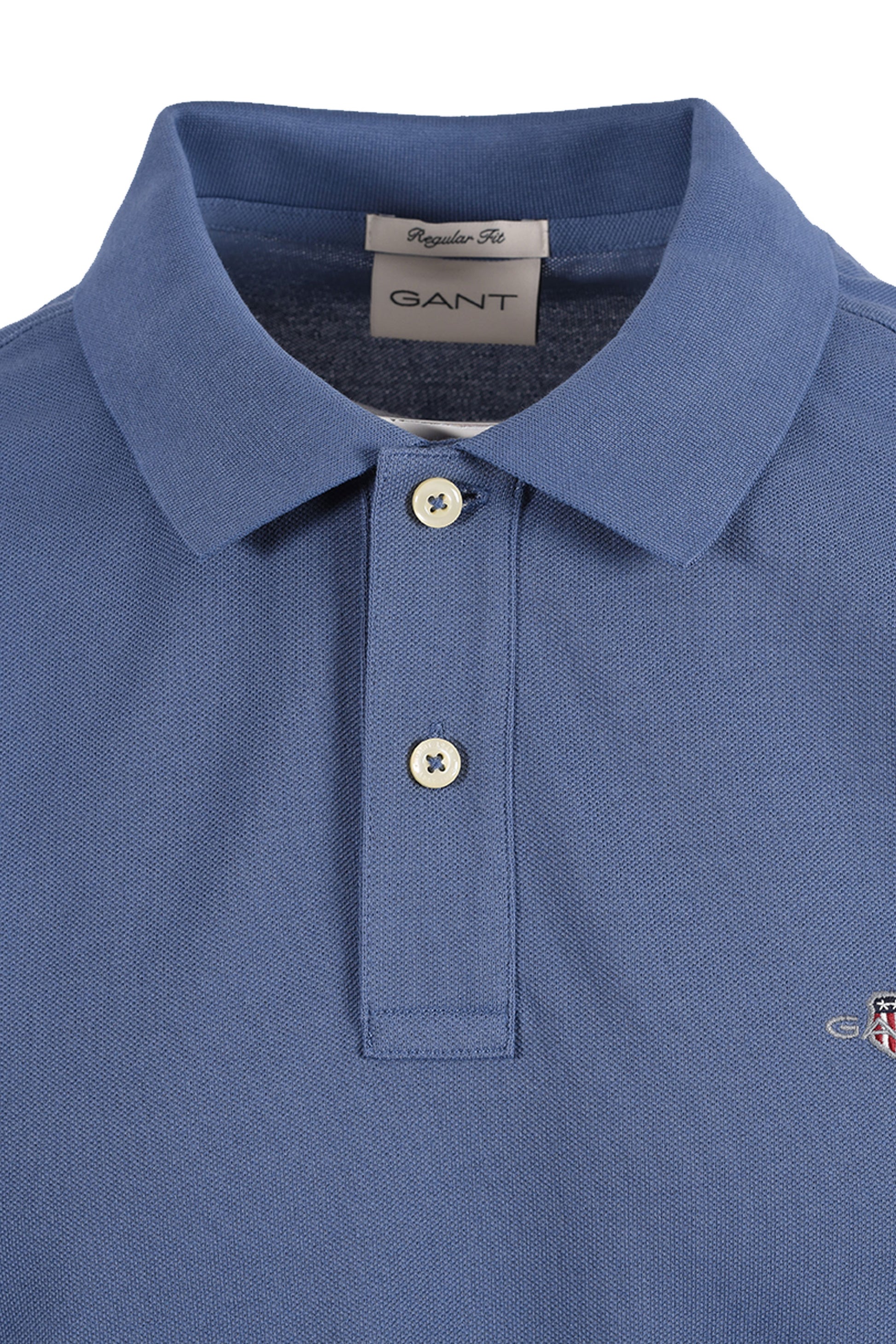 GANT CLASSIC REG POLO BLUE HORIZON Gant Michael Stewart Menswear  Polo Shirts