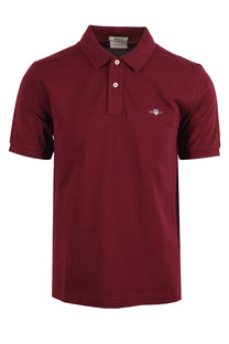 GANT CLASSIC REG POLO DEEP GRAPE WINE Gant Michael Stewart Menswear  Polo Shirts