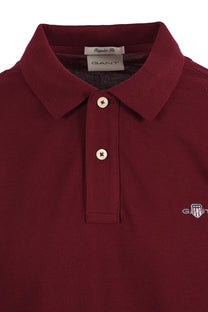 GANT CLASSIC REG POLO DEEP GRAPE WINE Gant Michael Stewart Menswear  Polo Shirts