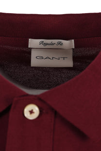 GANT CLASSIC REG POLO DEEP GRAPE WINE Gant Michael Stewart Menswear  Polo Shirts