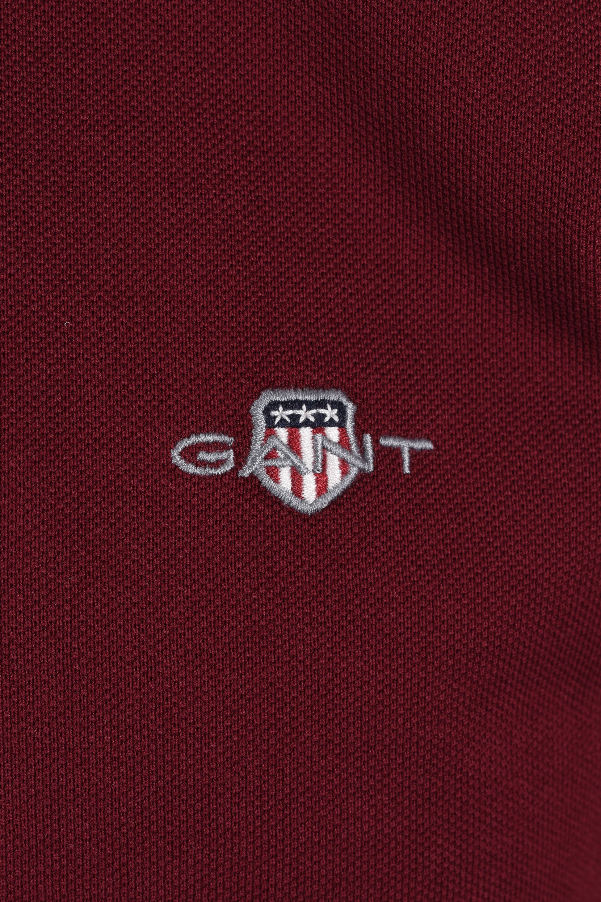 GANT CLASSIC REG POLO DEEP GRAPE WINE Gant Michael Stewart Menswear  Polo Shirts