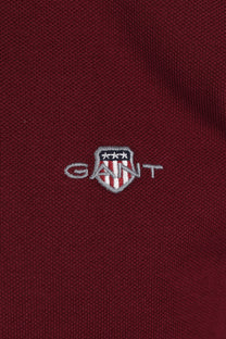 GANT CLASSIC REG POLO DEEP GRAPE WINE Gant Michael Stewart Menswear  Polo Shirts