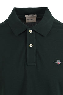 GANT CLASSIC REG POLO TARTAN GREEN Gant Michael Stewart Menswear  Polo Shirts