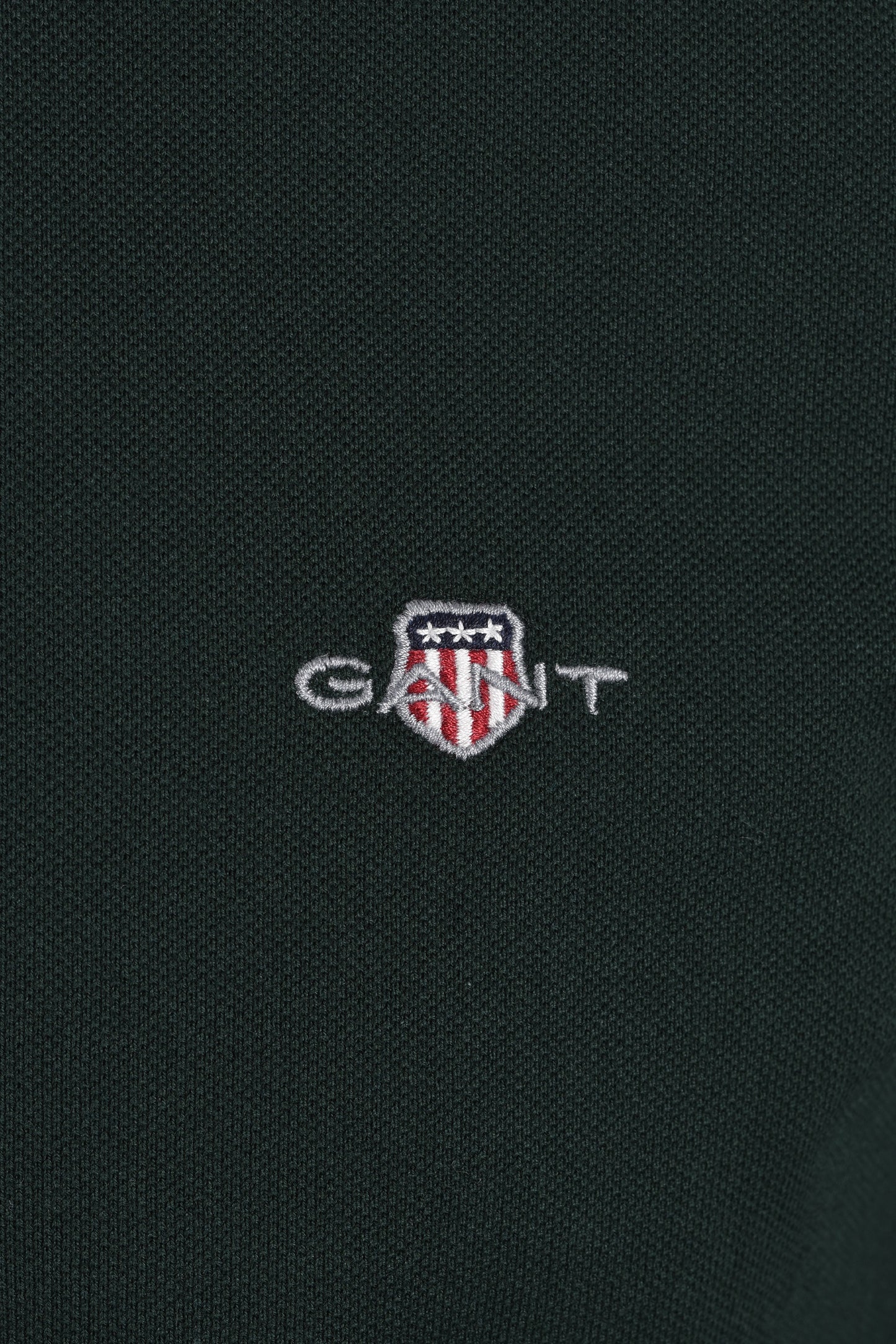 GANT CLASSIC REG POLO TARTAN GREEN Gant Michael Stewart Menswear  Polo Shirts