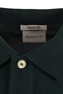 GANT CLASSIC REG POLO TARTAN GREEN Gant Michael Stewart Menswear  Polo Shirts