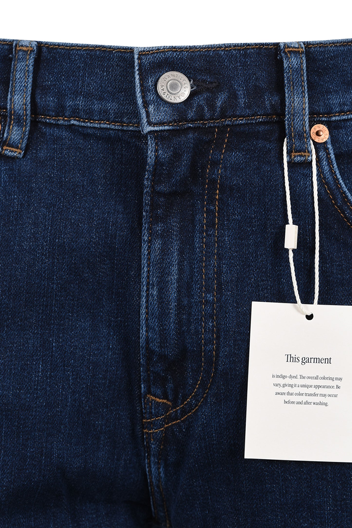 GANT CLASSIC REGULAR JEANS MID BLUE Gant Michael Stewart Menswear  Jeans