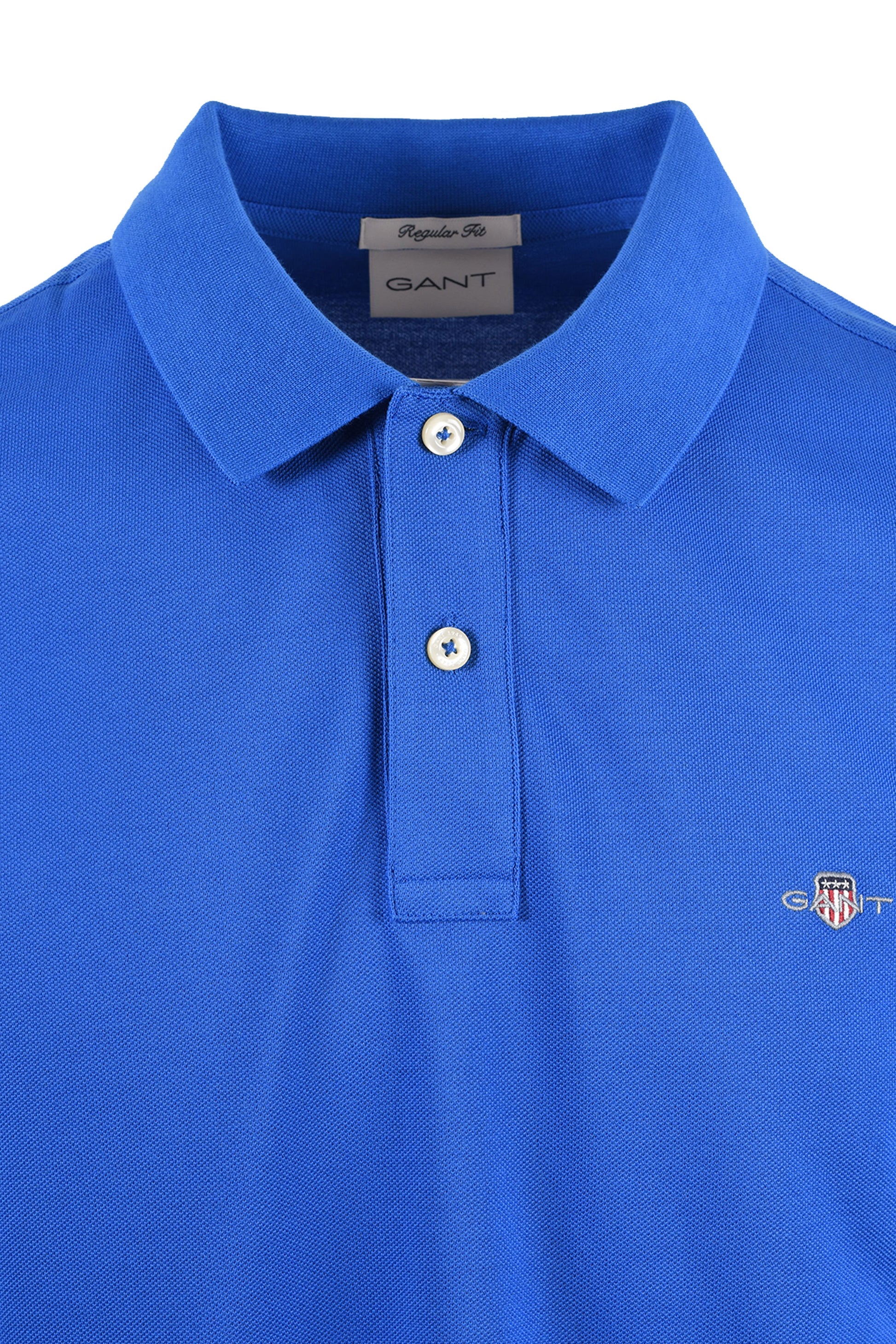 GANT CLASSIC REGULAR POLO SHIRT NAUTICAL BLUE Gant Michael Stewart Menswear  Polo Shirts