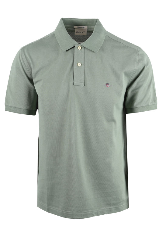 GANT CLASSIC REGULAR POLO SHIRT SURPLUS MINT Gant Michael Stewart Menswear  Polo Shirts