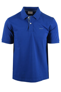 GANT CONTRAST POLO SHIRT CRISP BLUE Gant Michael Stewart Menswear  Polo Shirts