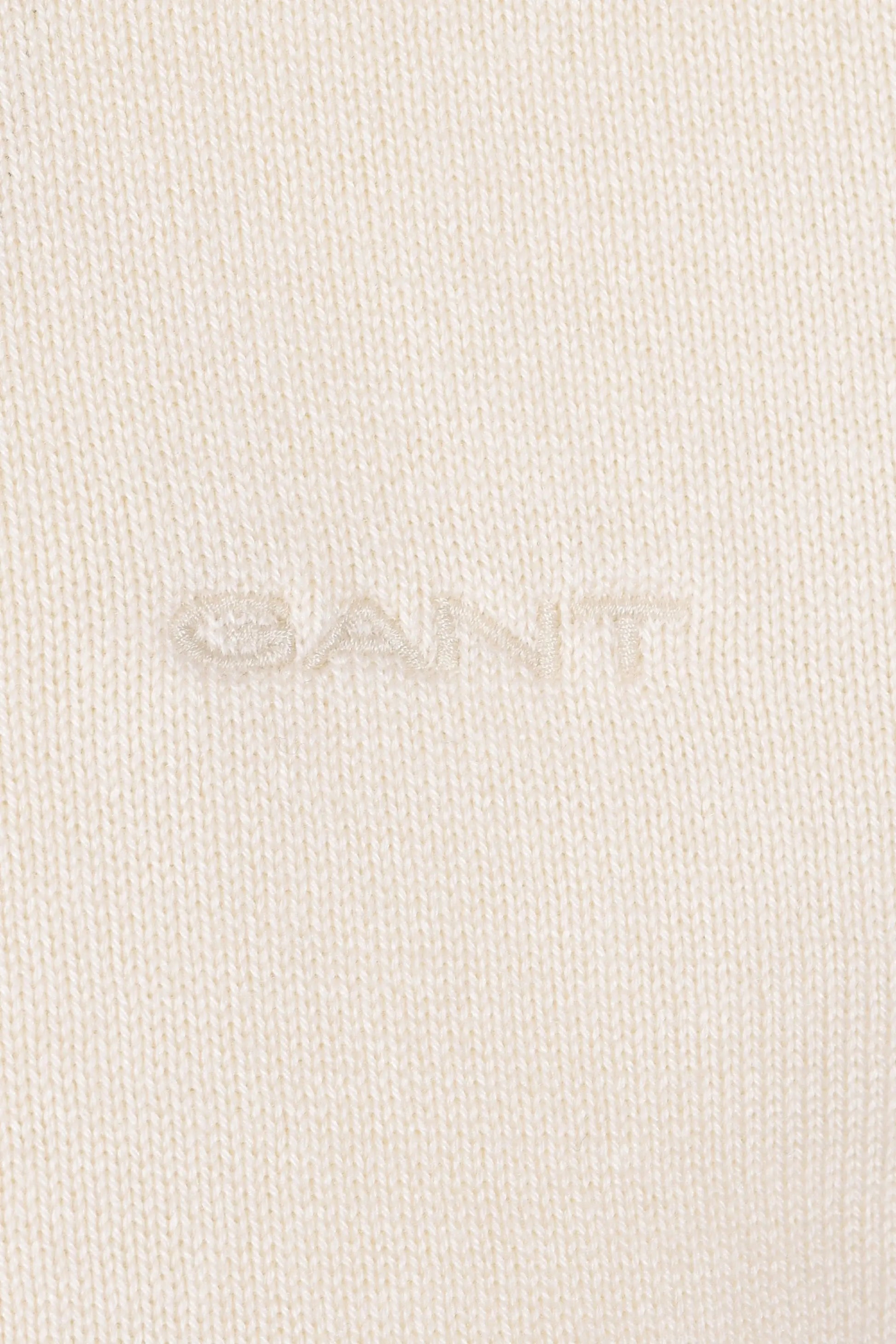 GANT COTTON MODAL KNITTED POLO CREAM Gant
