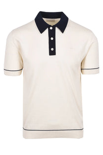 GANT COTTON MODAL KNITTED POLO CREAM Gant