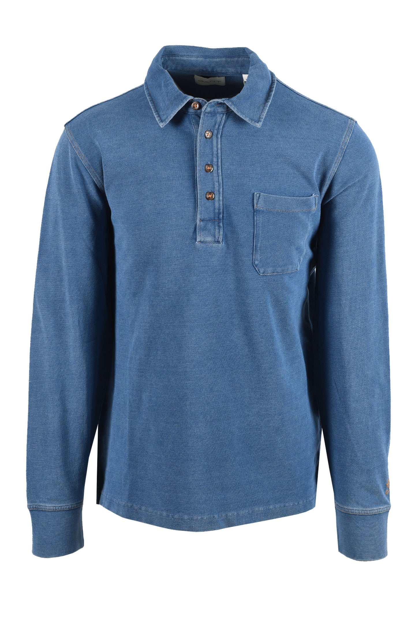 GANT INDIGO RUGGER INDIGO Gant Michael Stewart Menswear  Polo Shirts