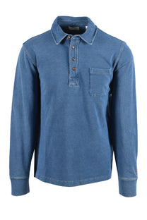 GANT INDIGO RUGGER INDIGO Gant Michael Stewart Menswear  Polo Shirts