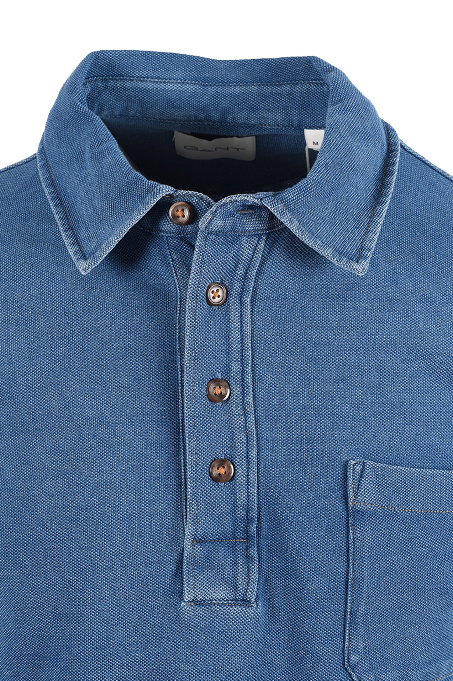 GANT INDIGO RUGGER INDIGO Gant Michael Stewart Menswear  Polo Shirts