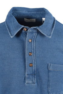 GANT INDIGO RUGGER INDIGO Gant Michael Stewart Menswear  Polo Shirts
