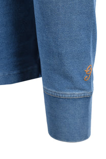 GANT INDIGO RUGGER INDIGO Gant Michael Stewart Menswear  Polo Shirts