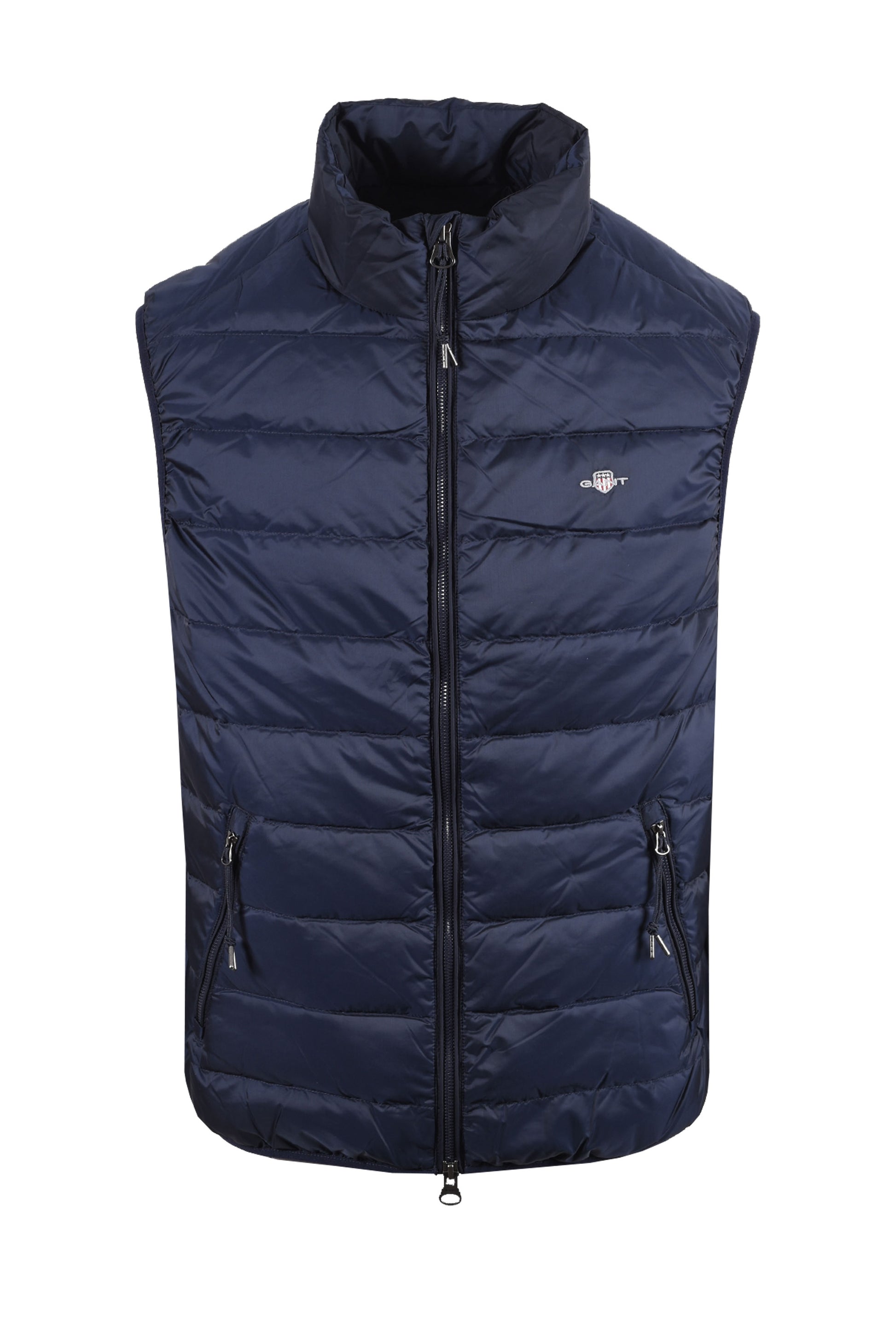 GANT LIGHT DOWN VEST EVENING BLUE Gant Michael Stewart Menswear  Jackets