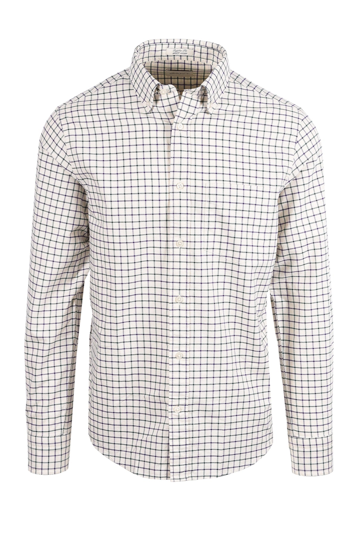 GANT REG ARCHIVE OXFORD CHECK SHIRT CREAM