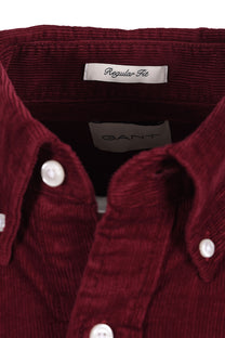GANT REG CORDUROY SHIRT DEEP GRAPE WINE