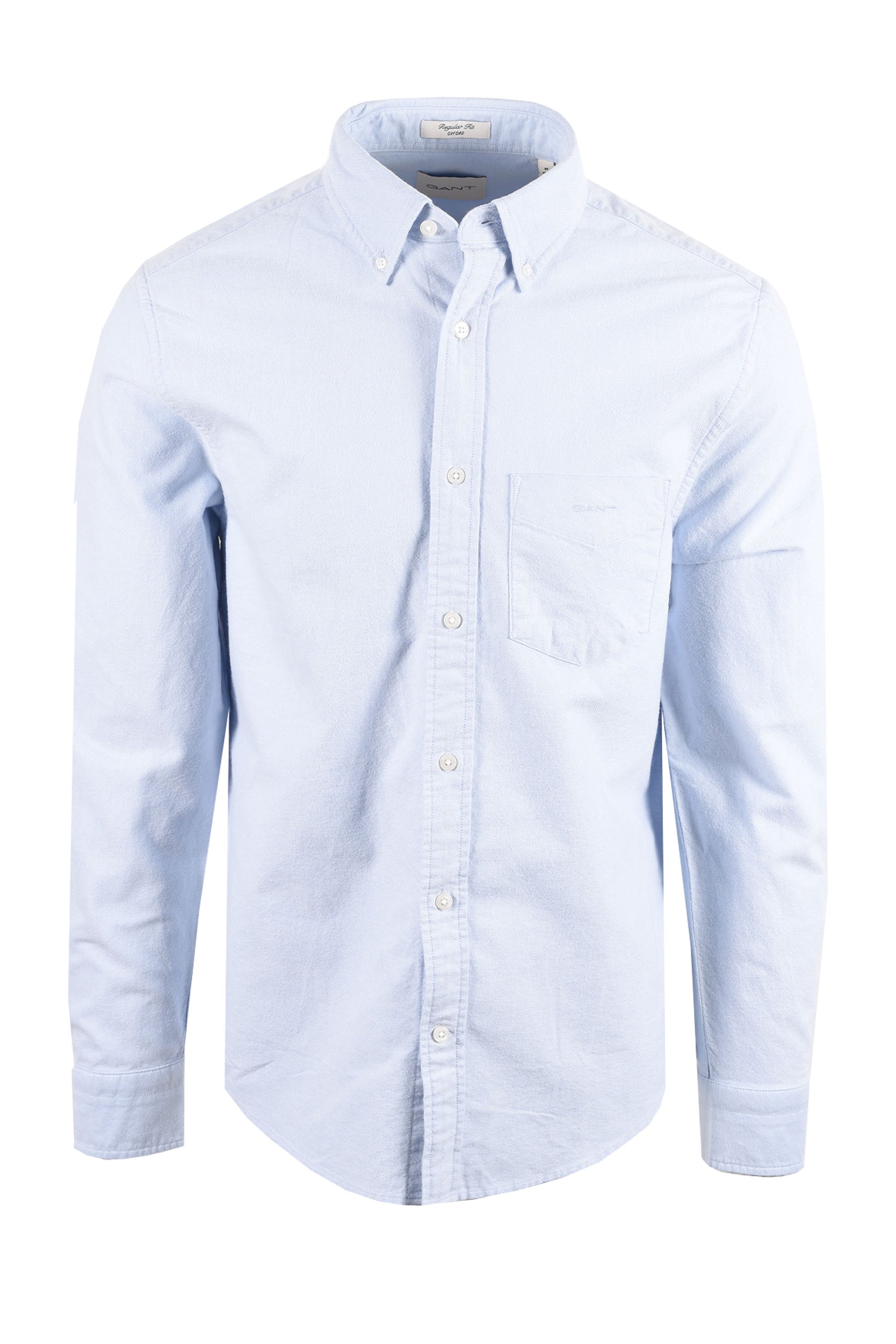 GANT REG FIT BRUSHED OXFORD SHIRT CLEAR SKY Gant Michael Stewart Menswear  Shirts