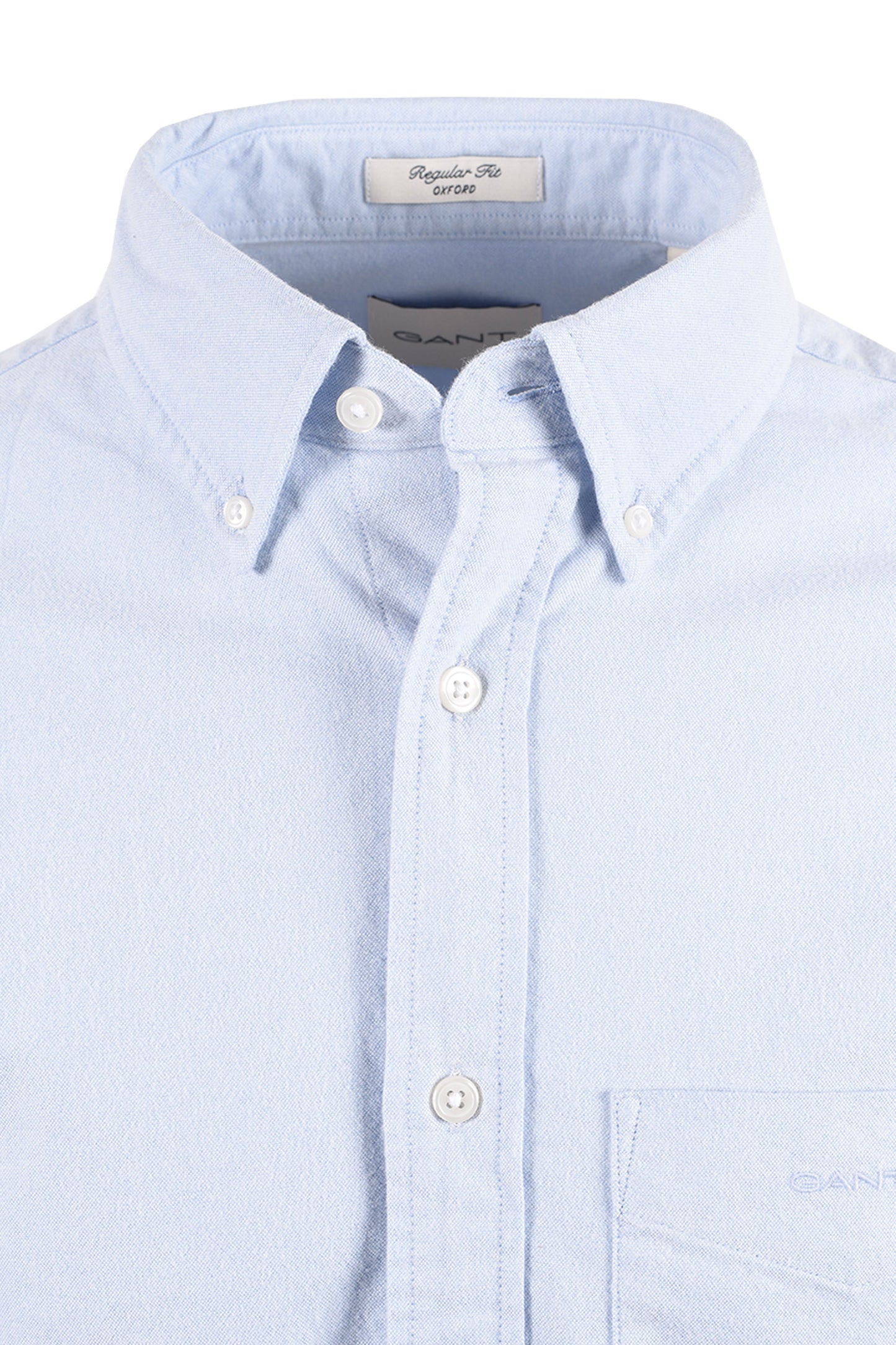 GANT REG FIT BRUSHED OXFORD SHIRT CLEAR SKY Gant Michael Stewart Menswear  Shirts