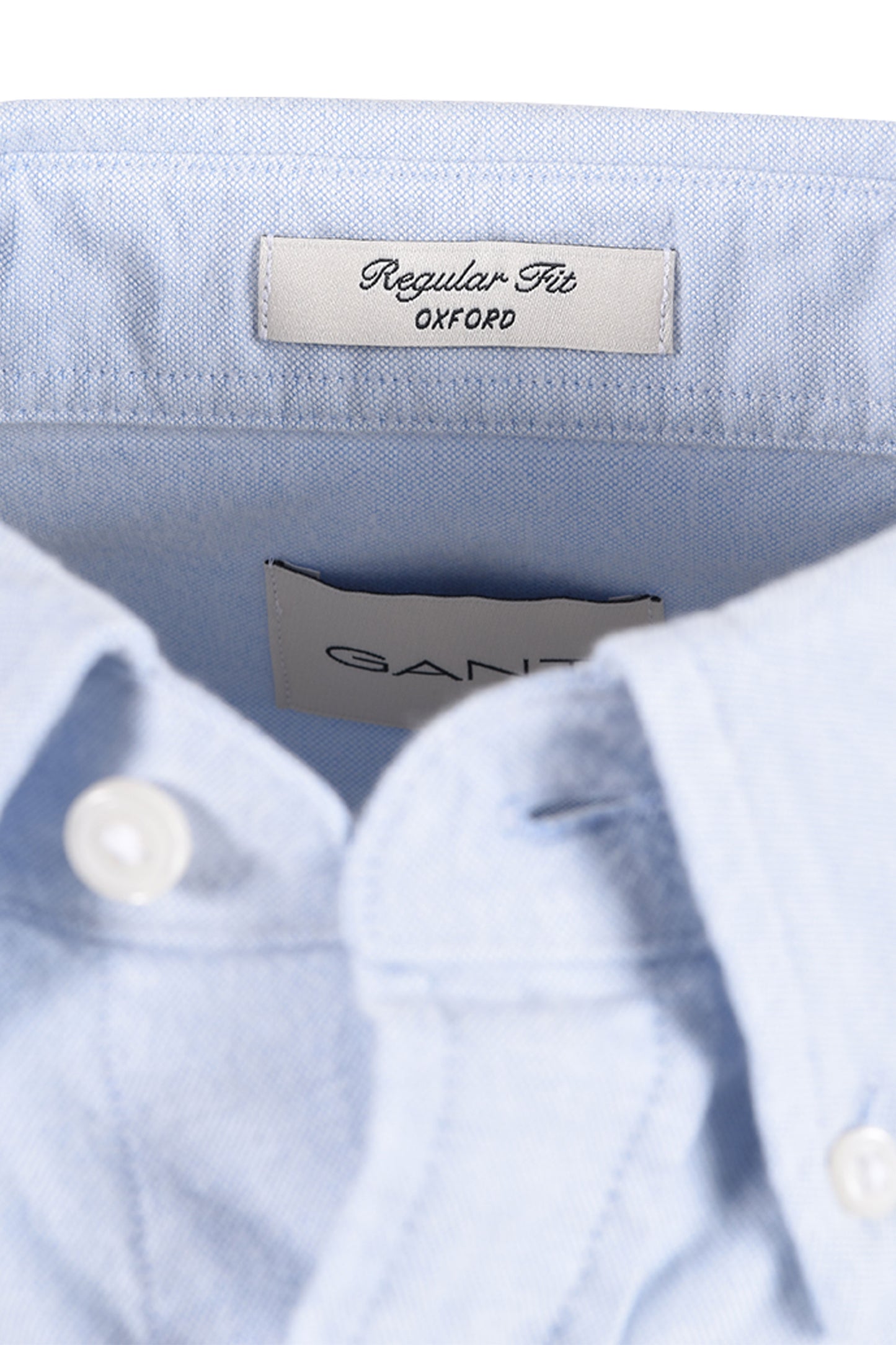 GANT REG FIT BRUSHED OXFORD SHIRT CLEAR SKY Gant Michael Stewart Menswear  Shirts