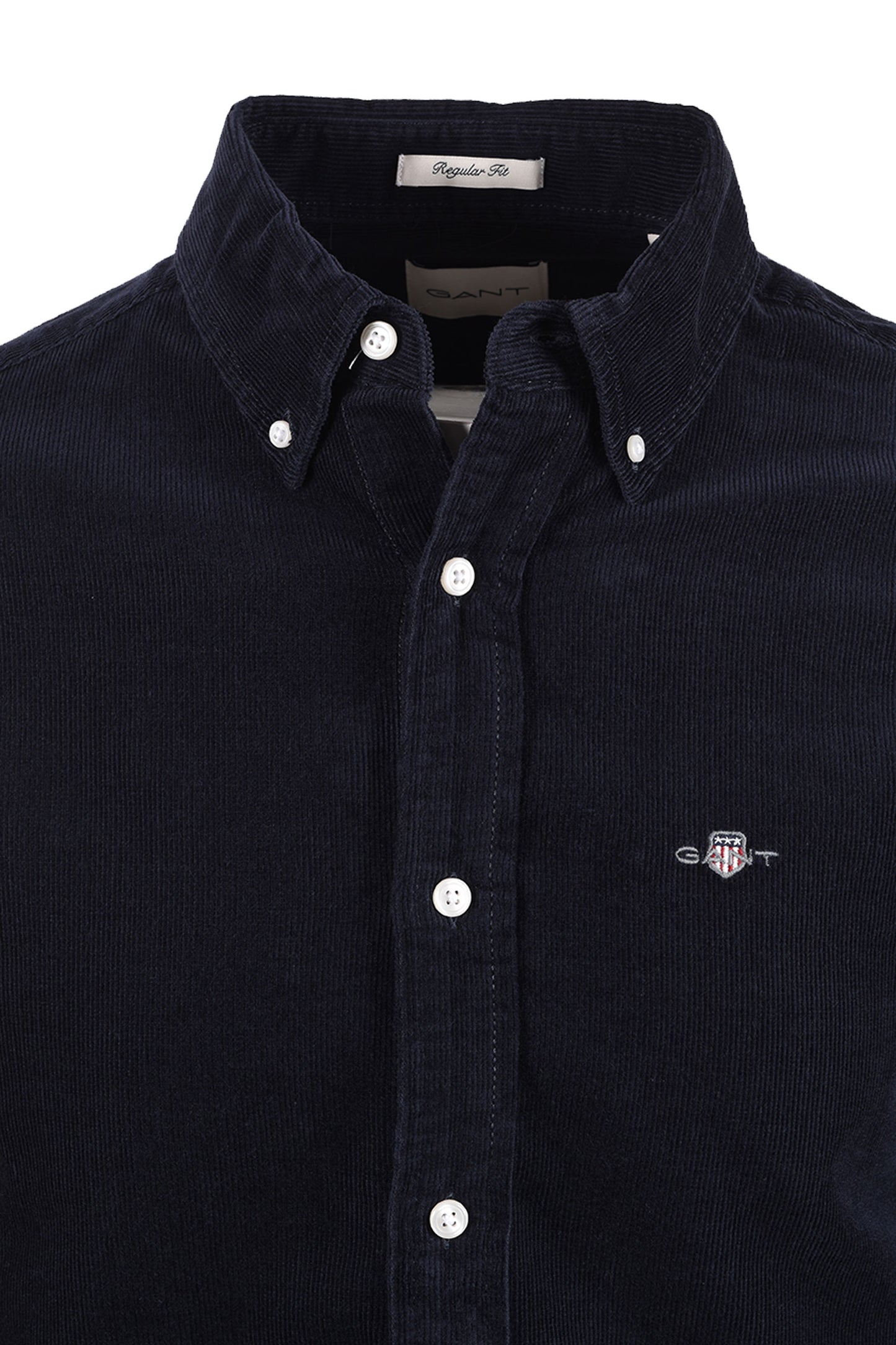 GANT REG FIT CORD SHIRT EVENING BLUE Gant Michael Stewart Menswear  Shirts