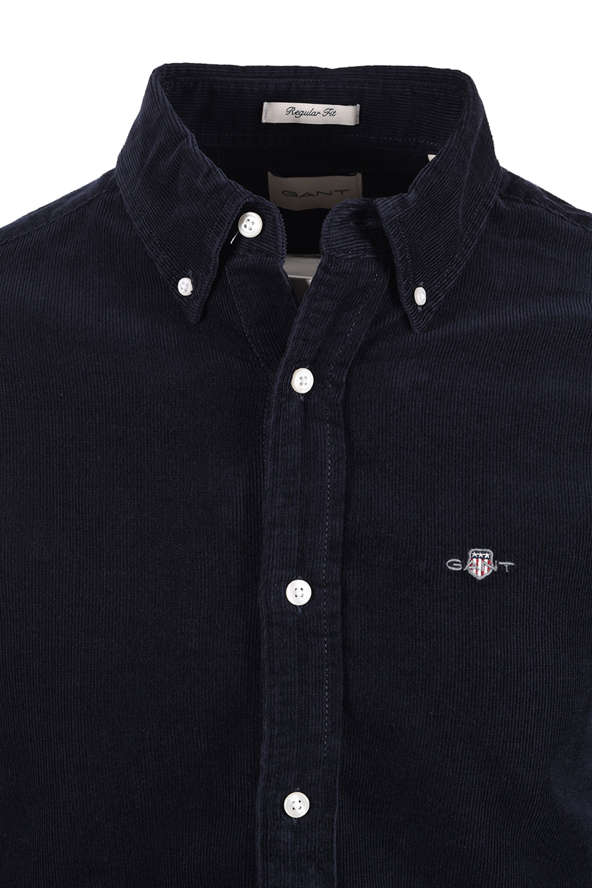 GANT REG FIT CORD SHIRT EVENING BLUE Gant Michael Stewart Menswear  Shirts