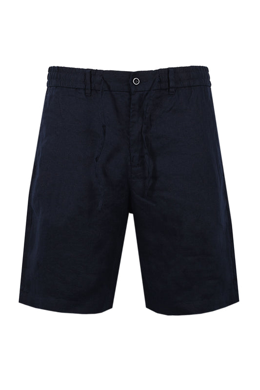 GANT REG LINEN SHORTS EVENING BLUE