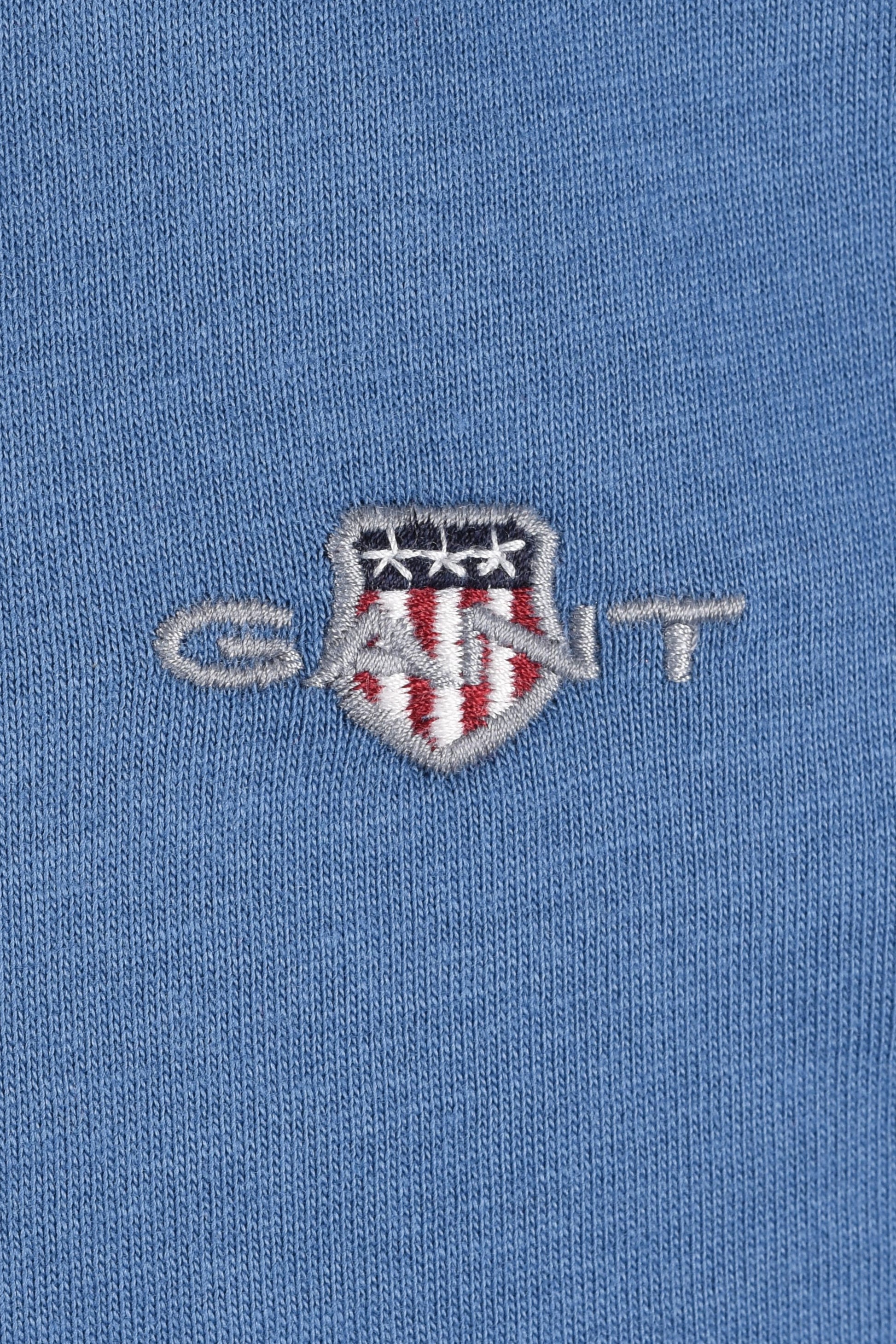GANT REG FIT SHIELD T-SHIRT BLUE HORIZON Gant Michael Stewart Menswear  T-Shirts